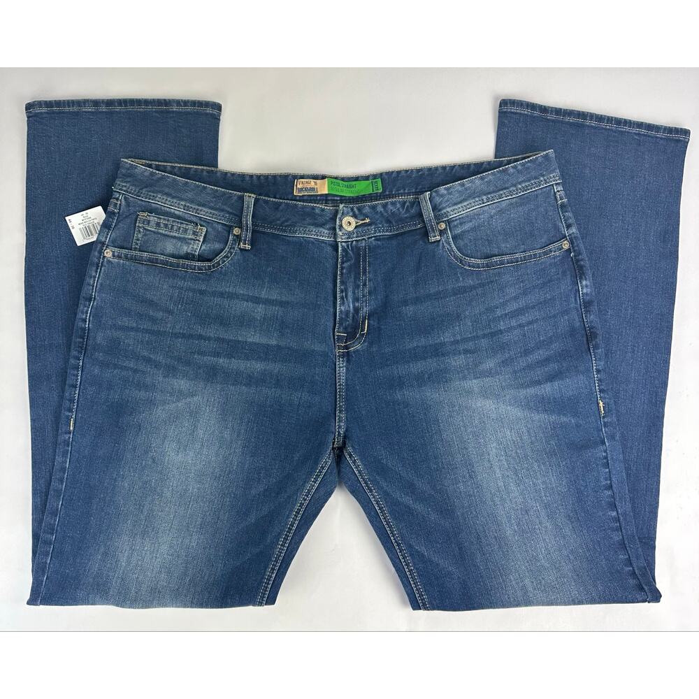 Rock and Roll Denim Vtg 46 Pistol Straight Leg Regular Fit Jeans 44x36 Western